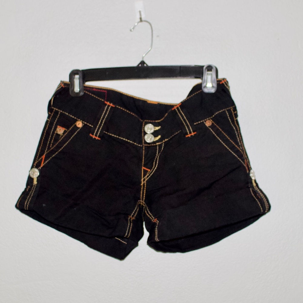 Y2K True Religion Shorts